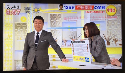 中居正広の独立会見に加藤浩次と春菜が「スッキリ」で注目コメント　駒井リポーターは「SMAP再結成は５０％」