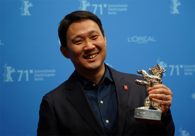 ベルリン国際映画祭授賞式　銀熊賞「偶然と想像」の濱口竜介監督が受賞スピーチ 
