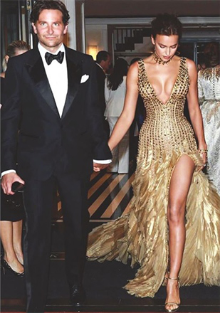 ブラッドリー・クーパーとイリーナ・シェイク