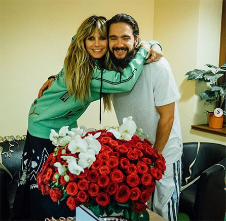 スーパーモデルのハイデイ・クルムが１７歳年下のロックミュージシャンと極秘結婚していた