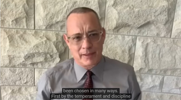 トム・ハンクスがライト州立大学の卒業式にビデオメッセージ「あなたたちは選ばれし者だ」