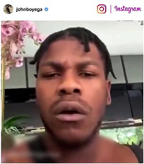 「スター・ウォーズ」のジョン・ボイエガ　SNSで人種差別主義者のファンに激怒