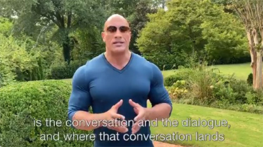 >ドウェイン・ジョンソンがバイデン前副大統領とカマラ・ハリス上院議員の支持を表明
