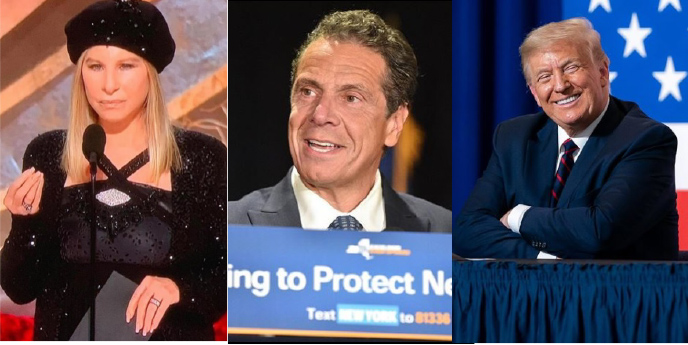 バーブラ・ストライサンド、クオモNY州知事のイベントでトランプ大統領をこき下ろす