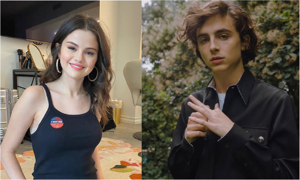 >ティモシー・シャラメがセレーナ・ゴメスと投票呼びかけ「この男が負けることを願ってる」

		