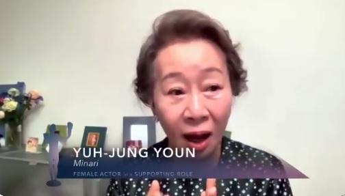 全米映画俳優組合賞（SAG)、「ミナリ」のユン・ヨジョン韓国人初の助演女優賞
チャドウィック・ボーズマンさん主演男優賞
