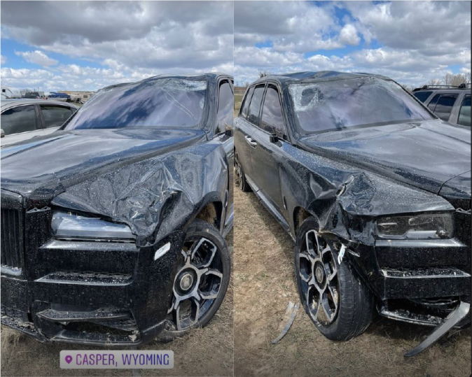 米メイクモーグルのジェフリー・スター、交通事故で入院　大破したロールスロイスをインスタ公開
