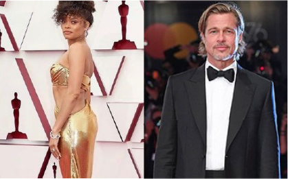 ブラッド・ピット、女優アンドラ・デイとロマンスの噂　アカデミー賞の楽屋で急接近
