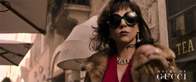 レディー・ガガ「ハウス・オブ・グッチ」予告編でゴージャスな衣装＆宝飾を披露
