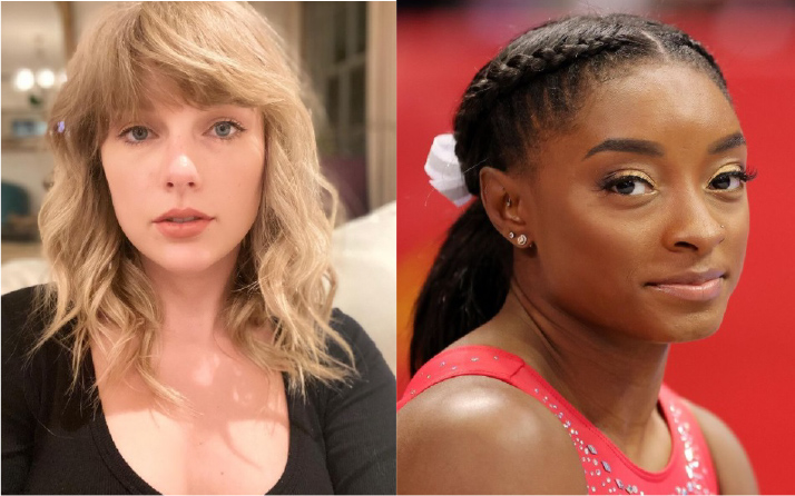 テイラー・スウィフトが銅メダルのシモーネ・バイルズとツイッターで感動交流
