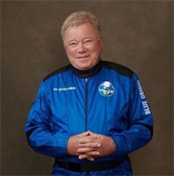 「カーク船長」ウィリアム・シャトナー、最高齢９０歳で宇宙旅行 
