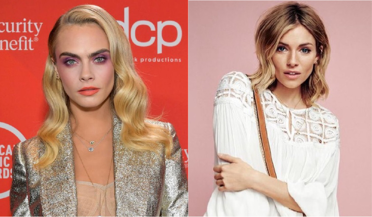 カーラ・デルヴィーニュとシエナ・ミラーがNYのバーでキスしているところを目撃される 
