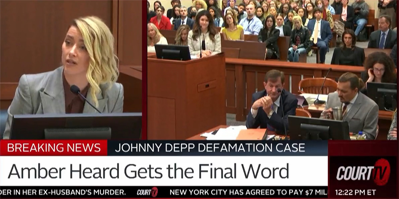 アンバー・ハード、ジョニー・デップのファンから「お前のベビーを電子レンジに入れる」と脅迫された　PTSDの詳細も証言 
