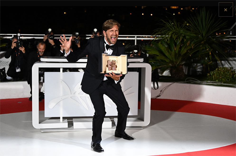 カンヌ映画祭パルムドールはリューベン・オストルンド監督の「トライアングル・オブ・サッドネス」　是枝裕和監督「ベイビー・ブローカー」はソン・ガンホが男優賞
