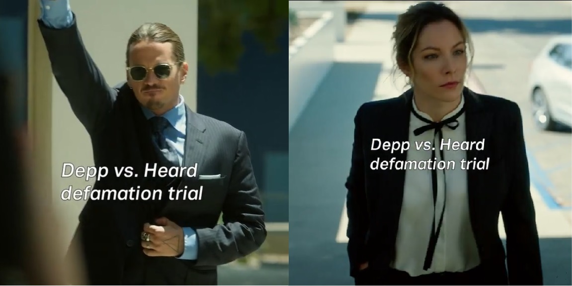 ジョニー・デップとアンバー・ハードの名誉毀損裁判を描いた映画の予告編公開
デップがハードの浮気を追求するシーンも 
