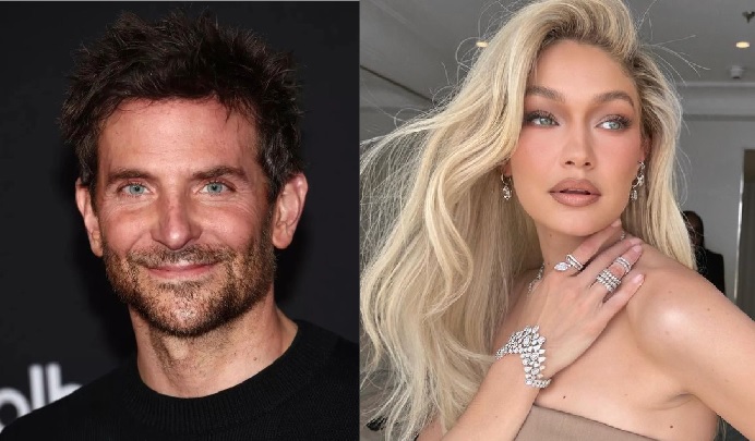 ブラッドリー・クーパーとジジ・ハディッド、テイラー・スウィフトのパリ公演中に熱いキス