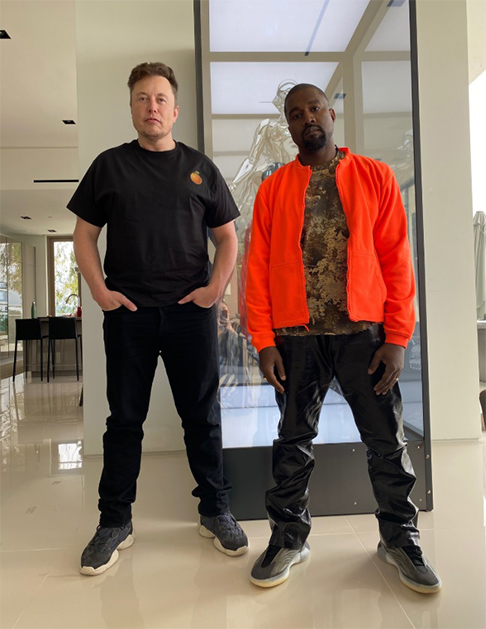 >イーロン・マスク氏「カニエ・ウェストの大統領選出馬を２０２４年に延期するよう説得した」が…