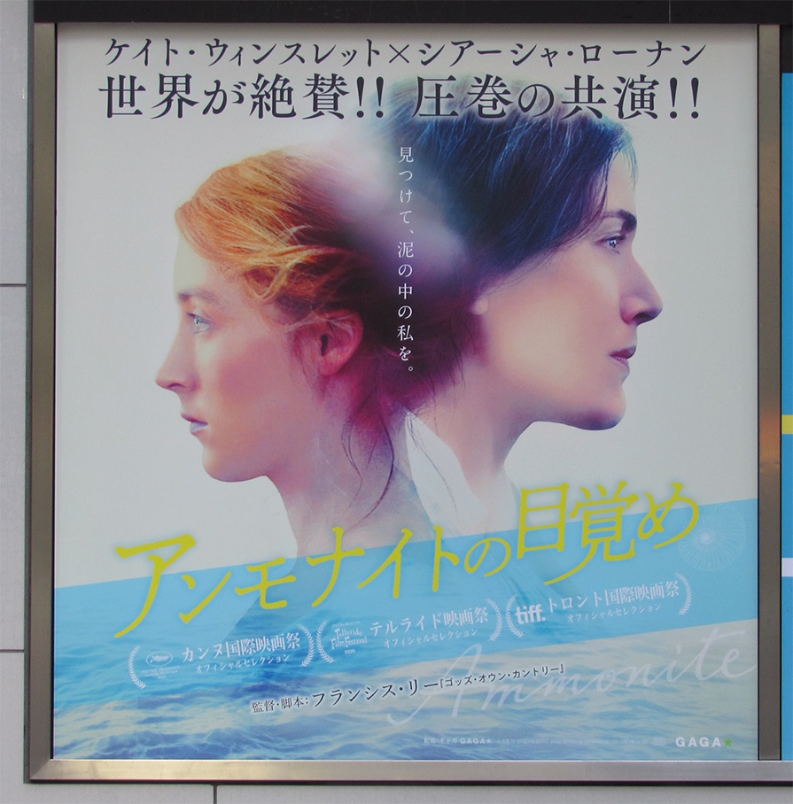 「アンモナイトの目覚め」ケイト・ウィンスレットとシアーシャ・ローナンが圧巻の共演