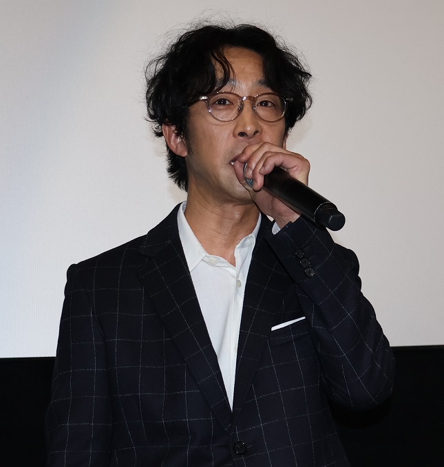 映画「有り、触れた、未来」初日舞台あいさつ　映画「有り、触れた、未来」初日舞台あいさつ　桜庭ななみ、北村有起哉、山本透監督が登壇
が登壇
