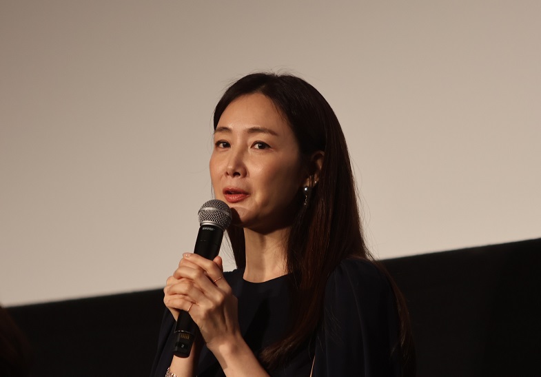 チェ・ジウ、映画「ニューノーマル」初日記念プレミアムイベントに登場