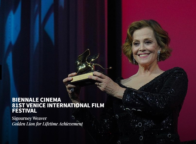 第81回ベネチア国際映画祭　シガニー・ウィーバー生涯功労賞受賞　「エイリアン」シリーズなど