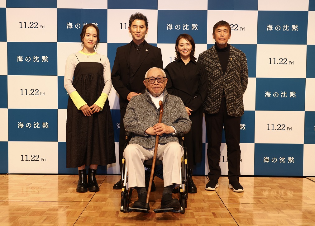 映画「海の沈黙」札幌先行上映 本木雅弘、小泉今日子、菅野恵、倉本聰、若松節朗監督が記者会見＆舞台挨拶 