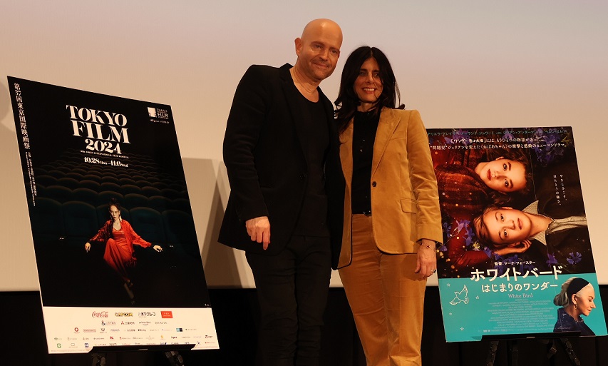 映画「ホワイトバード はじまりのワンダー」<br>
東京国際映画祭ジャパンプレミアにマーク・フォースター監督とプロデューサー登壇