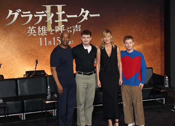 映画「グラディエーターII 英雄を呼ぶ声」　東京国際映画祭でポール・メスカル、デンゼル・ワシントンら来日イベント