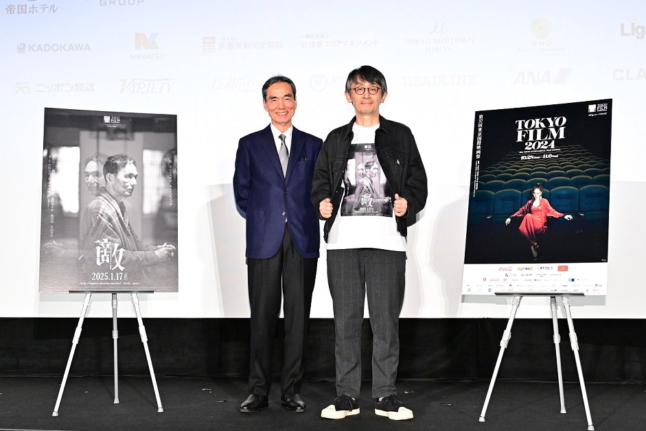 映画「敵」東京国際映画祭公式上映　主演の長塚京三と吉田大八監督が舞台挨拶