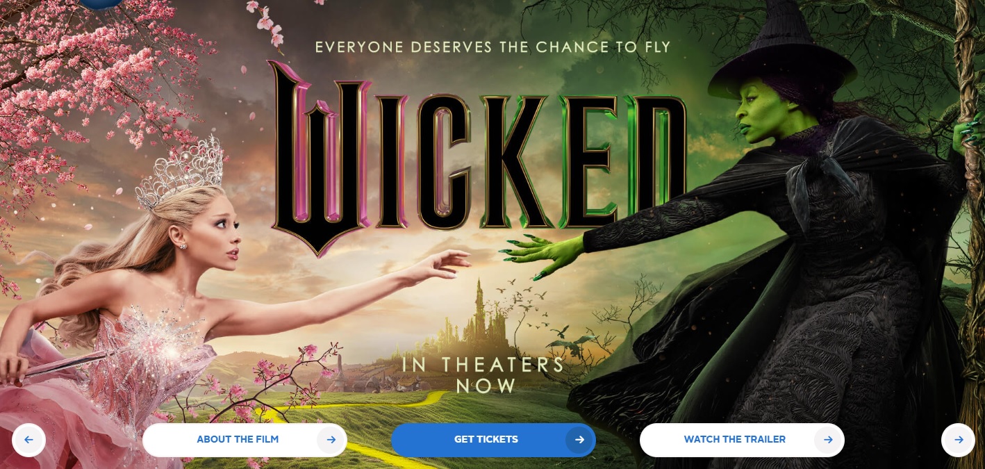 北米週末興行 アリアナ・グランデ主演「ウィキッド Part1」初登場1位