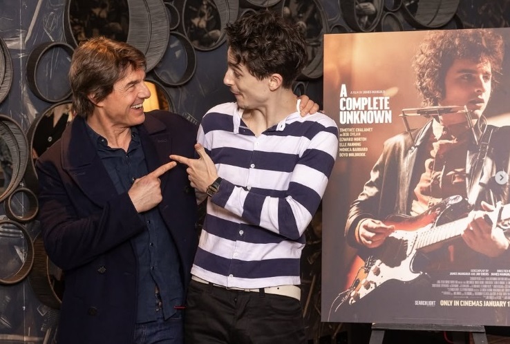 トム・クルーズ、ティモシー・シャラメの主演映画プレミアにサプライズ登場