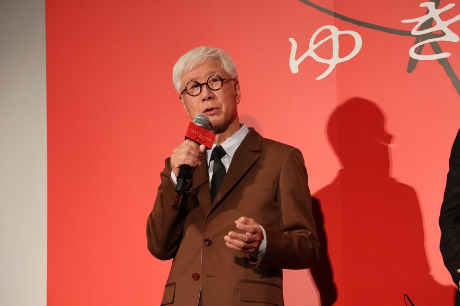 映画「ゆきてかへらぬ」完成披露舞台挨拶　広瀬すず、木戸大聖、岡田将生、根岸吉太郎監督登壇
