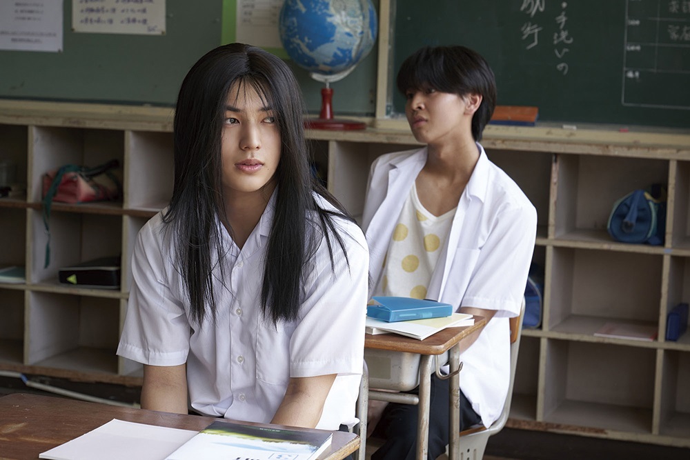 「劇場版 スメルズ ライク グリーン スピリット」完成披露上映会　荒木飛羽、曽野舜太、藤本洸大、阿部顕嵐、中村中、澤田育子監督登壇