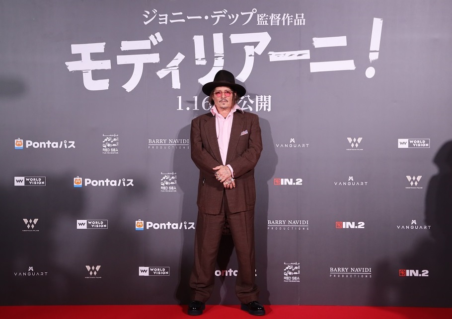 ジョニー・デップ、監督復帰作「モディリアーニ！」ジャパン・プレミアに登壇