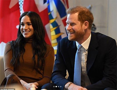 英王室離脱のヘンリー王子とメーガン妃がNetflixと提携へ　サセックス・ロイヤルのブランドも展開