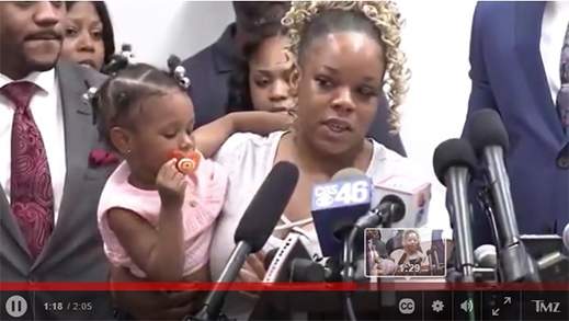 飲酒運転の検挙中に警官に射殺された黒人男性の妻が悲痛会見「胸が張り裂けそうです」